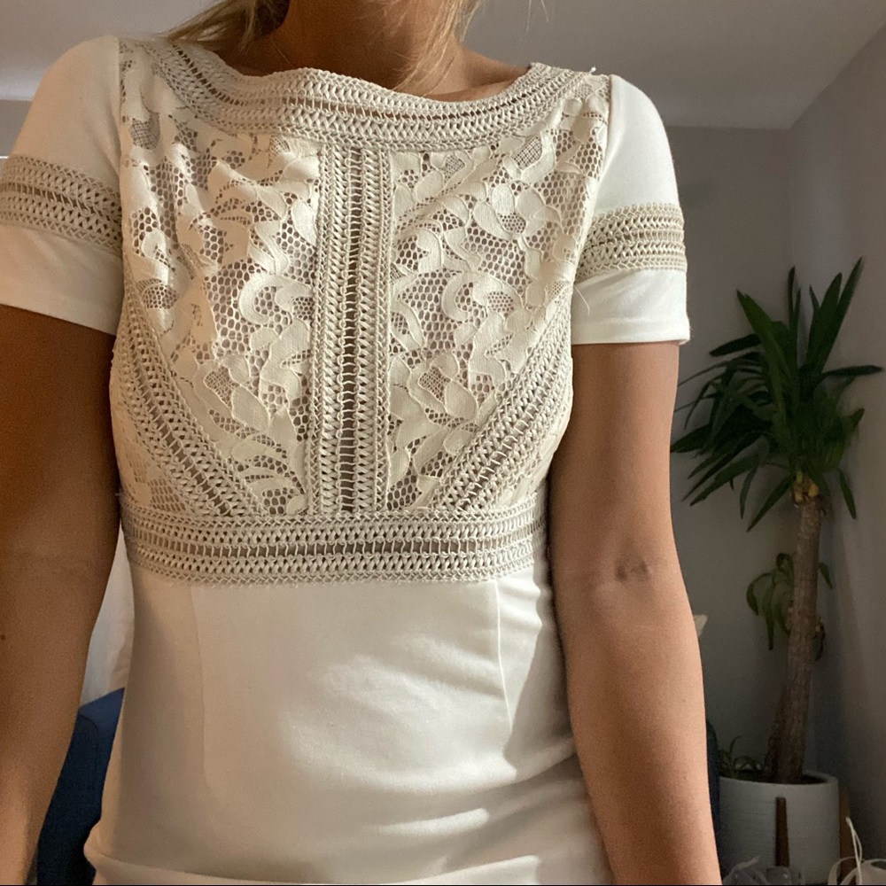 BAILEY 44 cream dress
